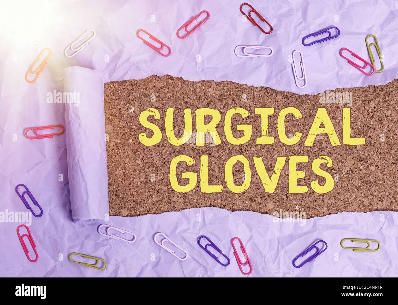Conceptual hand writing showing Surgical Gloves. Concept meaning to