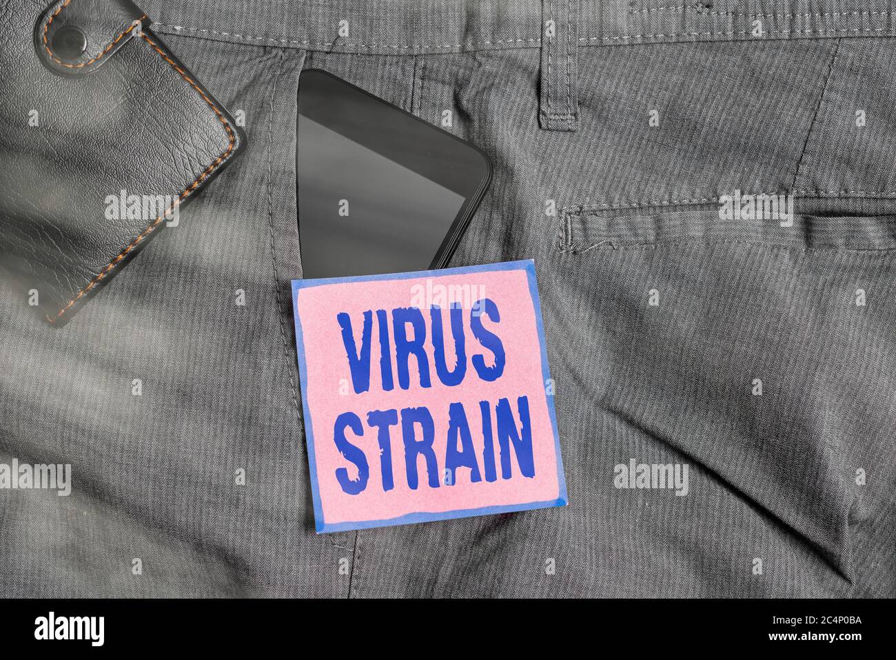 Conceptual hand writing showing Virus Strain. Concept meaning Another