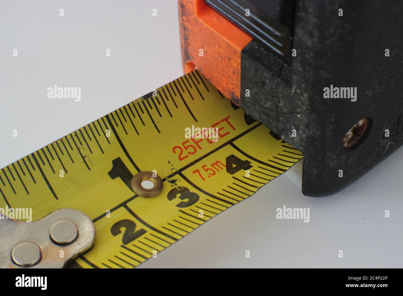 Retractable tape measure Stock Photo Alamy