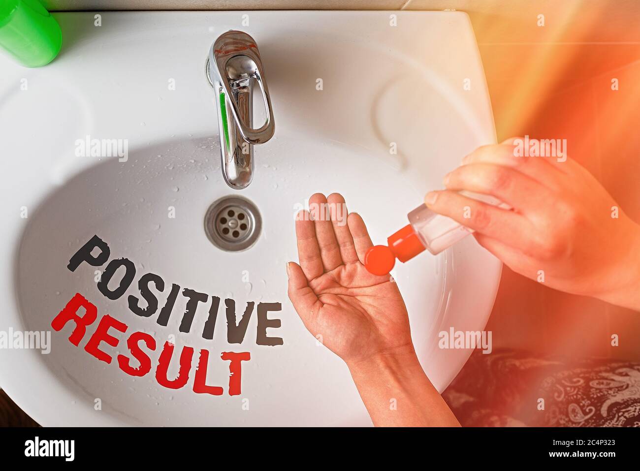 Text sign showing Positive Result. Business photo text shows that an ...