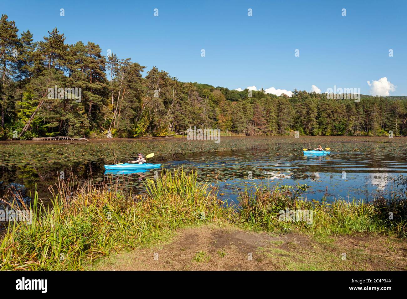Scenic lake at Quechee, Vermont, USA Stock Photo Alamy