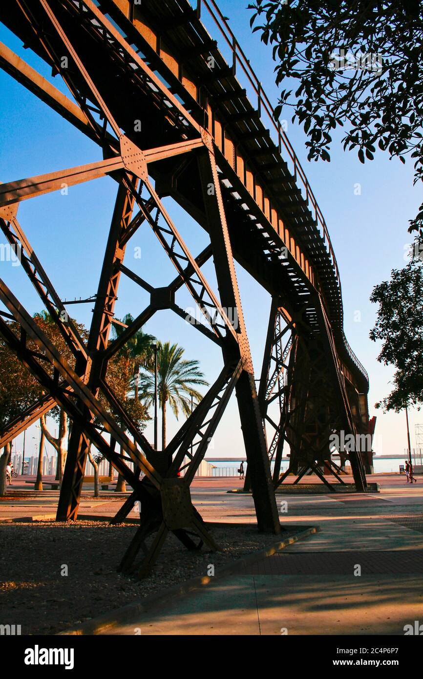 Almería, Andalusia, Spain, Europe.. The Cable Inglés (English Cable) is
