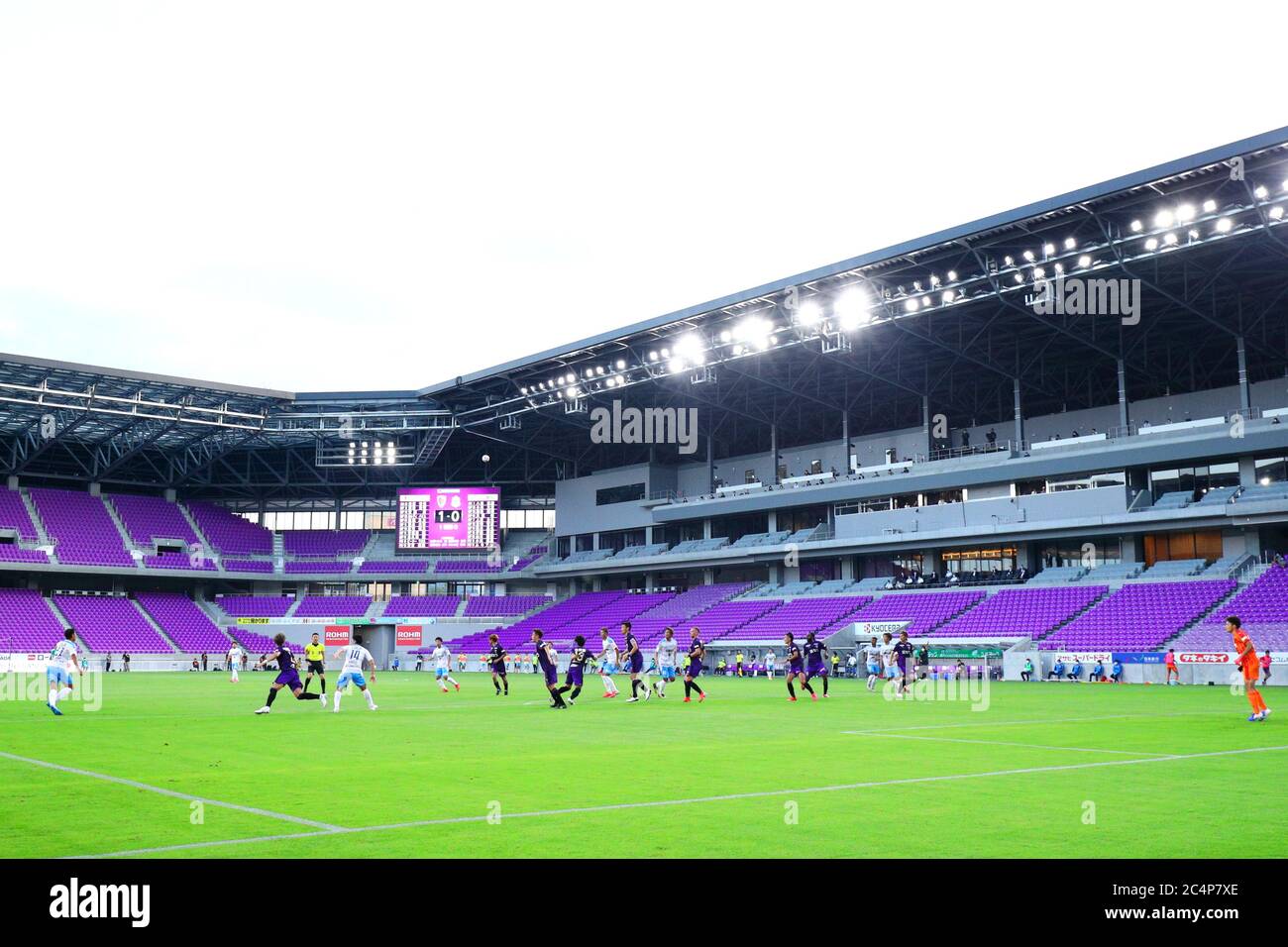 Kyoto Japan Japan S Professional Soccer League Have Resumed Behind Closed Doors Following The Outbreak Of The Kyoto Japan Japan S Professional Soccer League Have Resumed Behind Closed Doors Following The Outbreak Of The