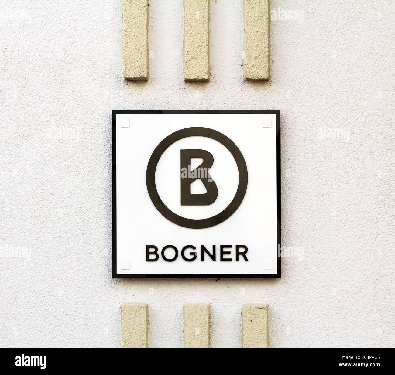 Ingolstadt, GERMANY : BOGNER fashion outlet store, Bogner-exclusive brand  for men and women's fashion Stock Photo - Alamy