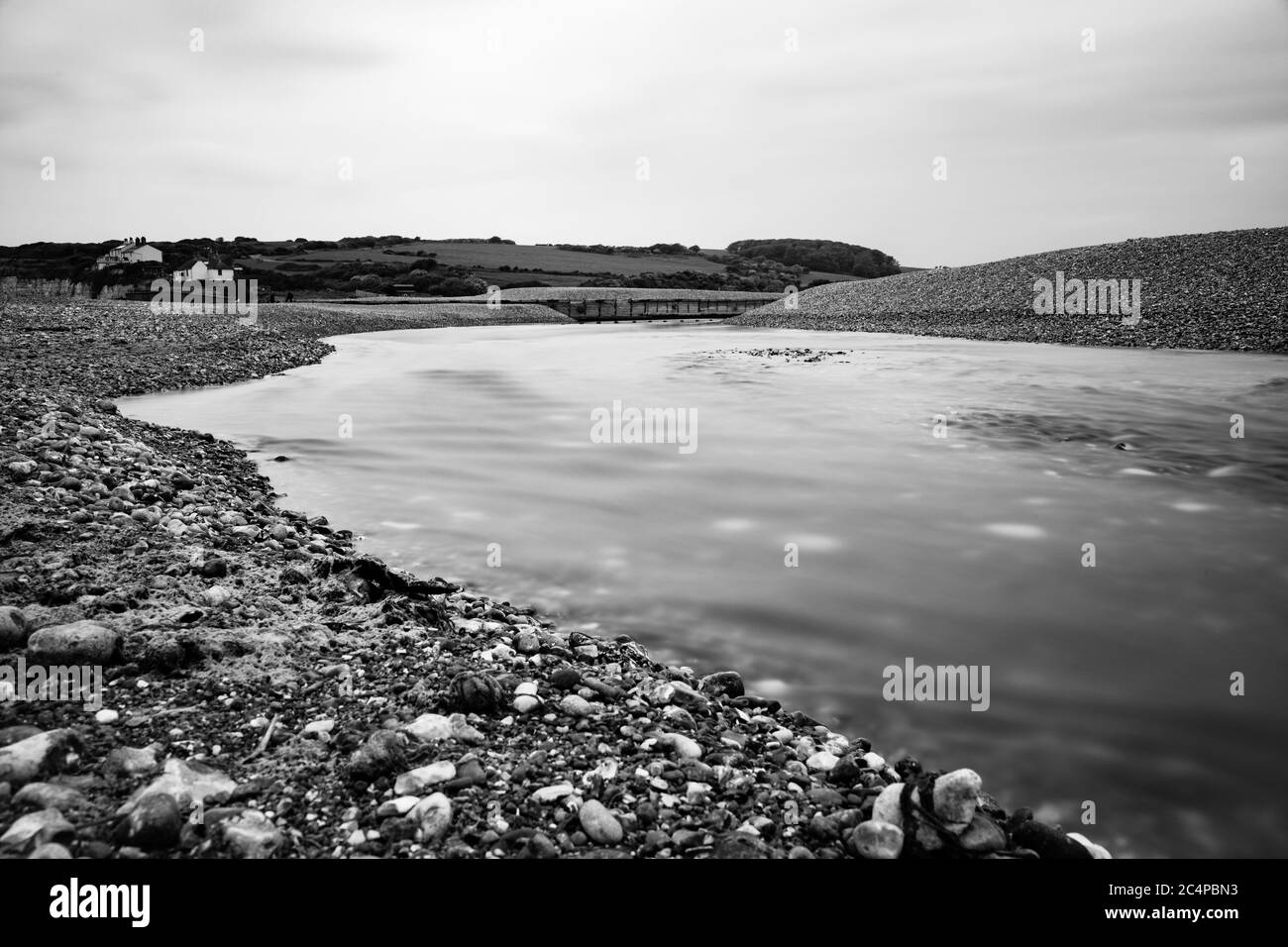 Seven Sisters Cliffs, Cuckmere, East Sussex Stock Photo