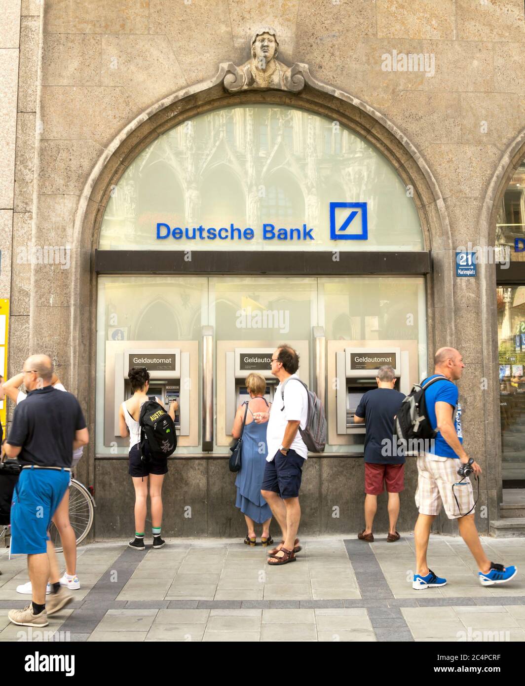 Munich, GERMANY : DEUTSCHE Bank logo on August 26, 2017 in Munich, Germany.Deutsche  Bank AG is a German global banking and financial services company Stock  Photo - Alamy