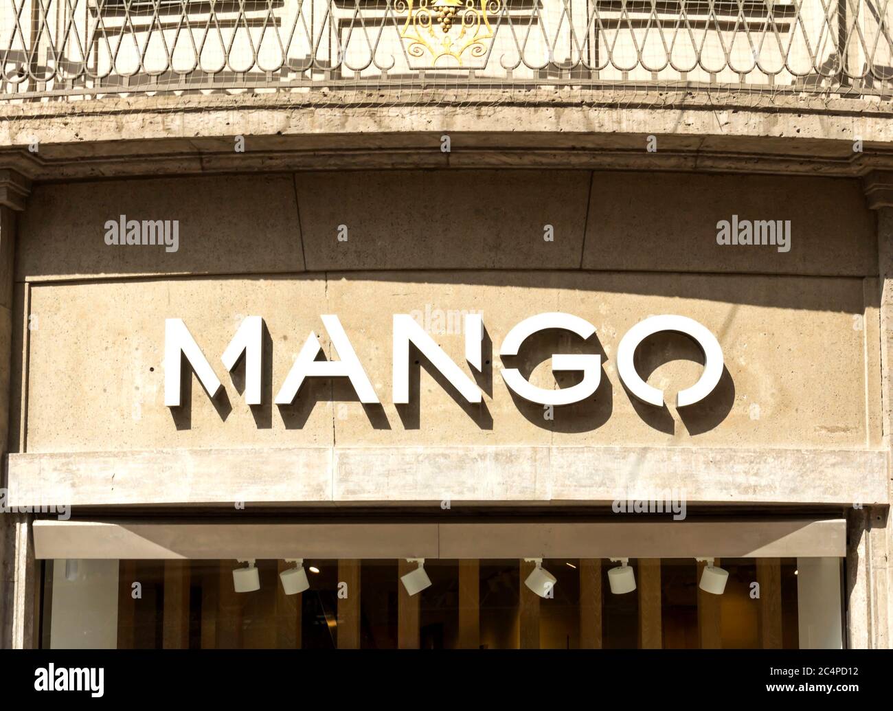 Munich, Germany Mango shop. MANGO, is a clothing design and