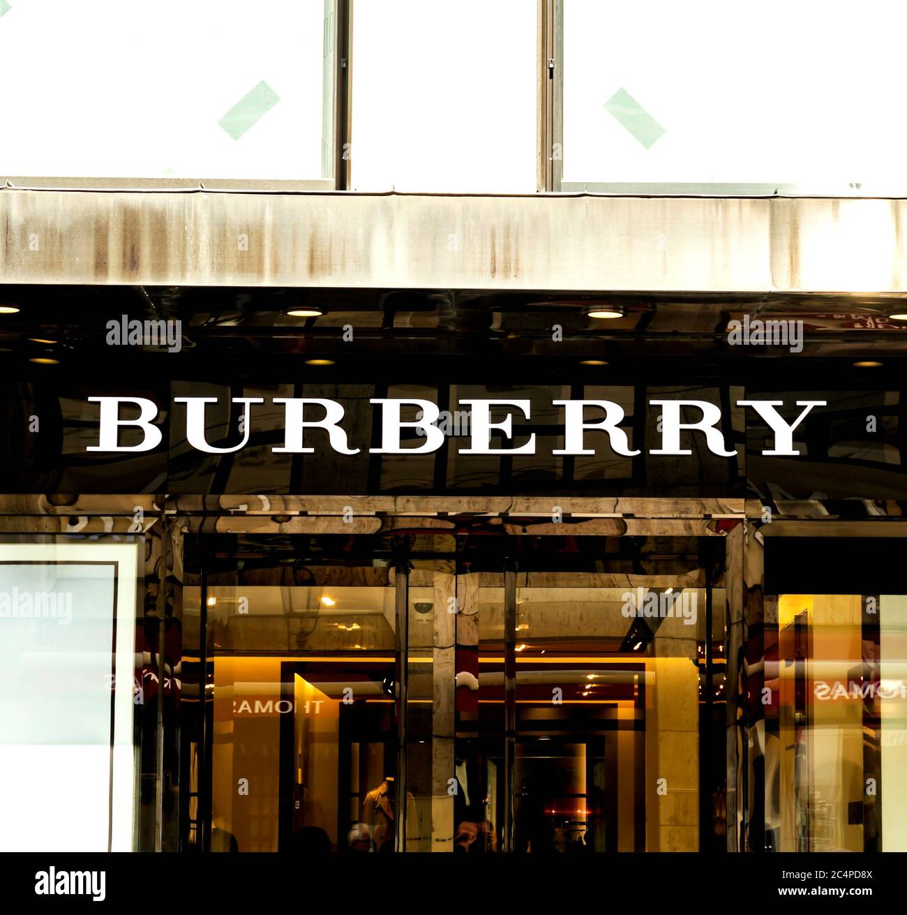Munich, Germany : Burberry store, Burberry is a British luxury fashion  house based in London Stock Photo - Alamy
