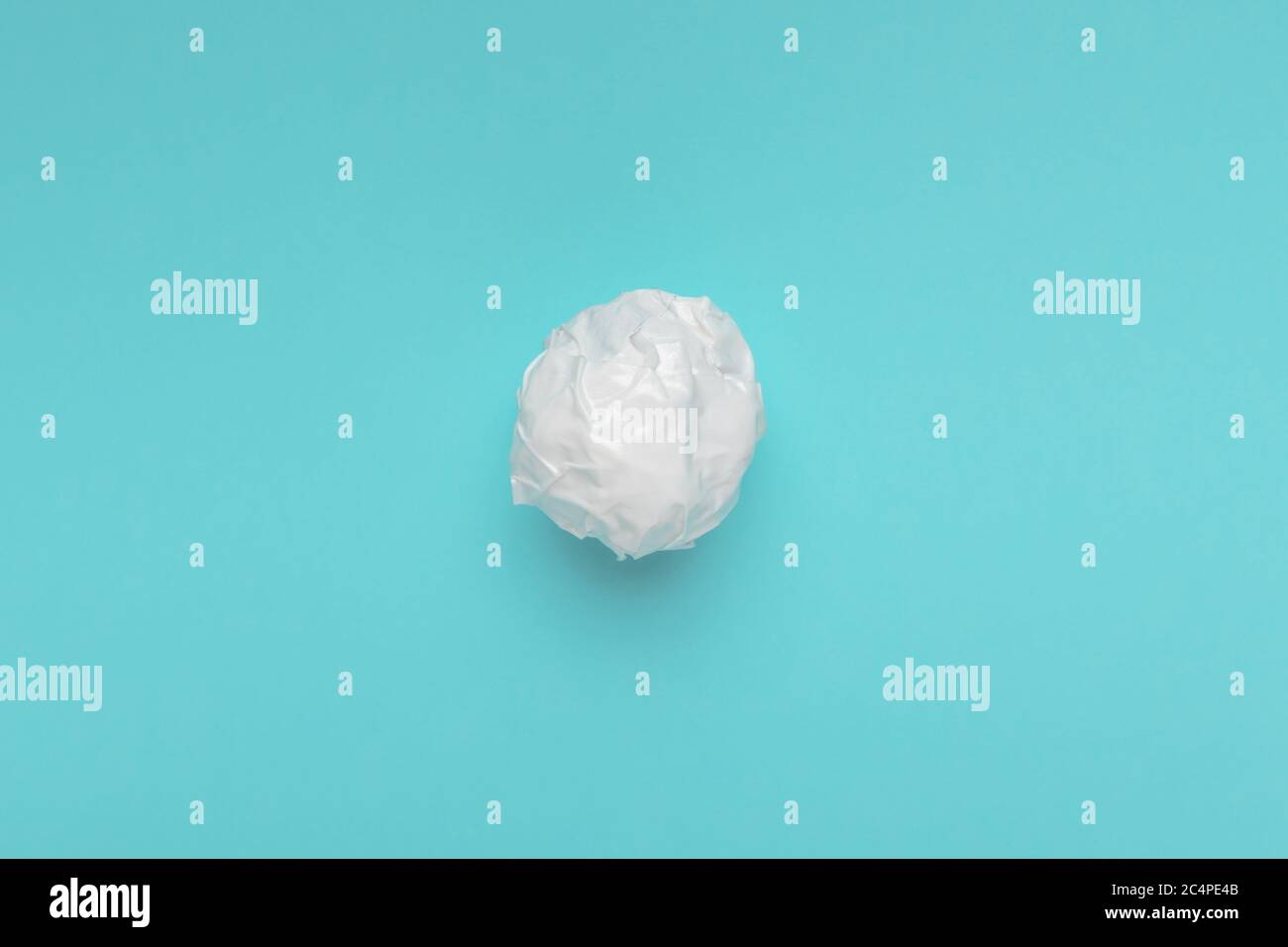 Masking duct tape ball on blue background Stock Photo Alamy