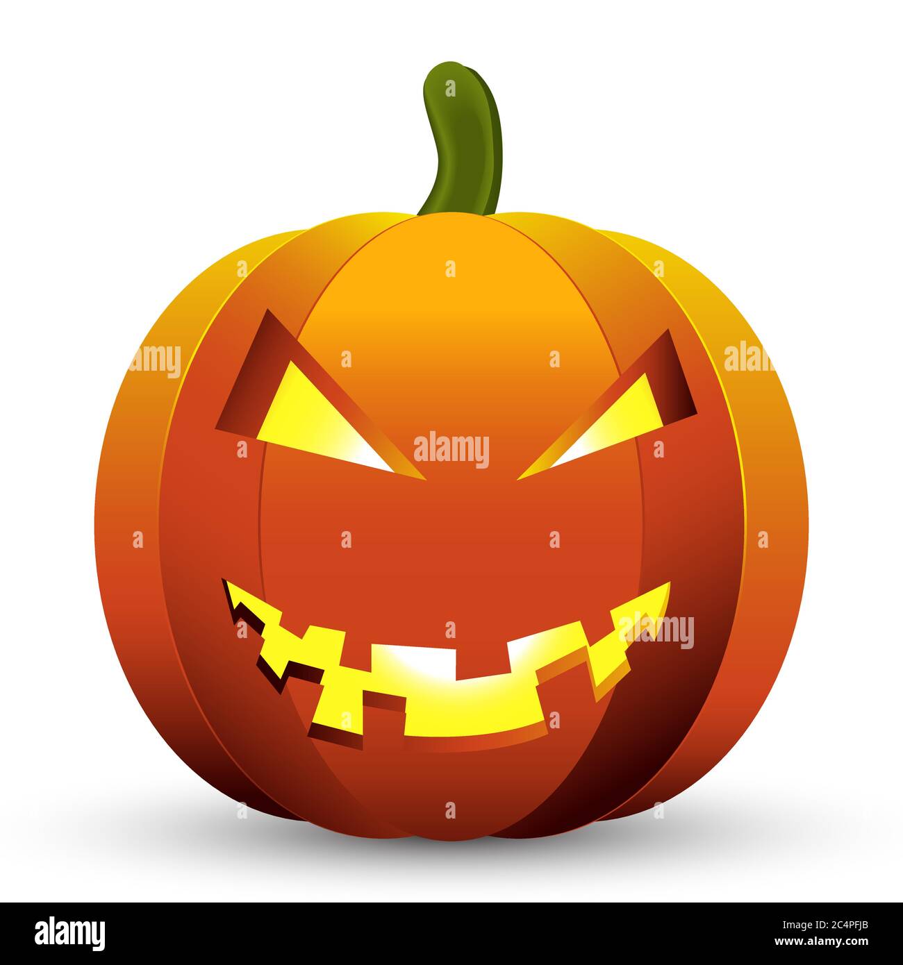 Pumpkin icon Halloween vector illustration isolated background Stock ...
