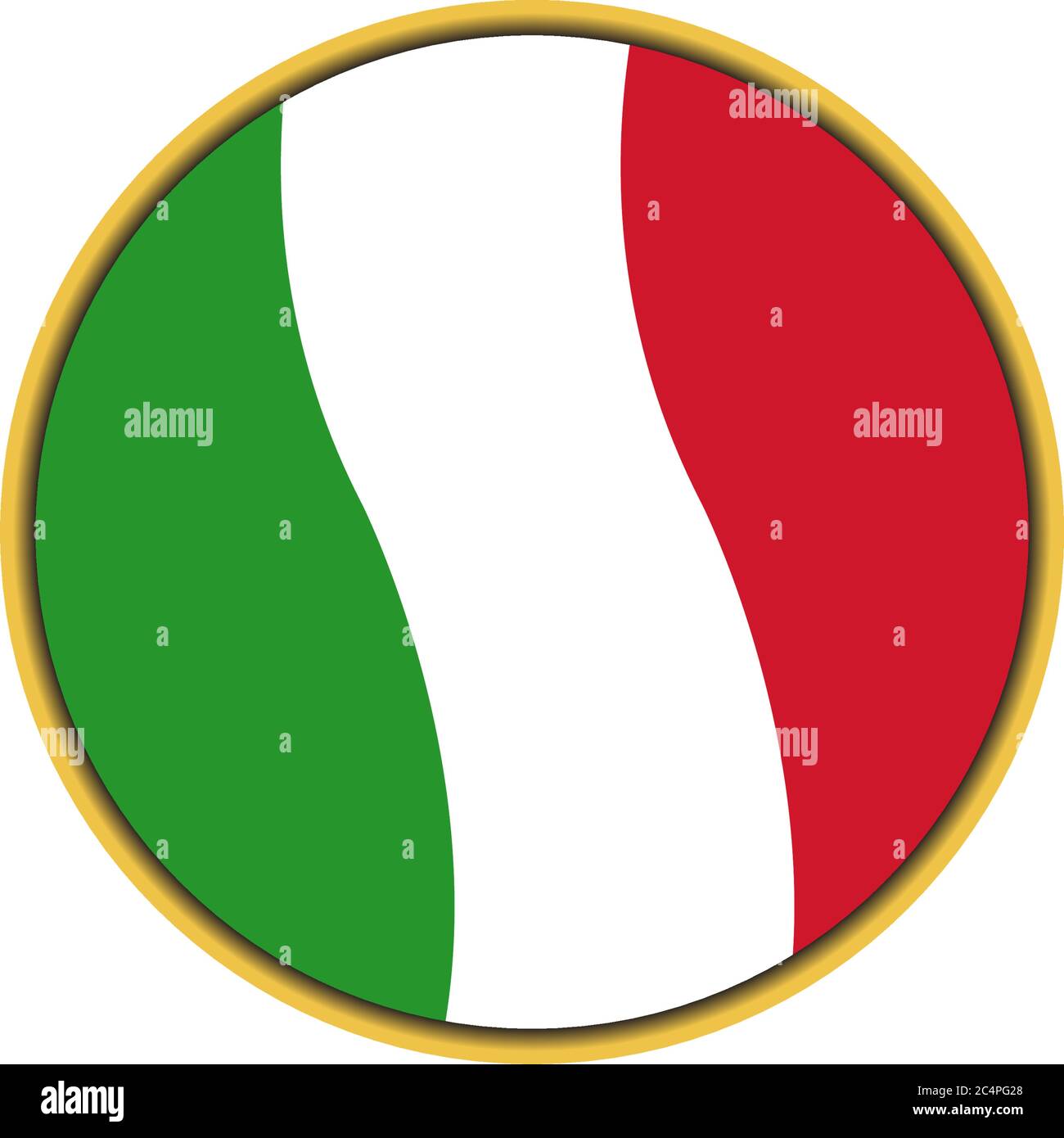 pizza icon vector italian logo button isolated Stock Vector Image & Art ...