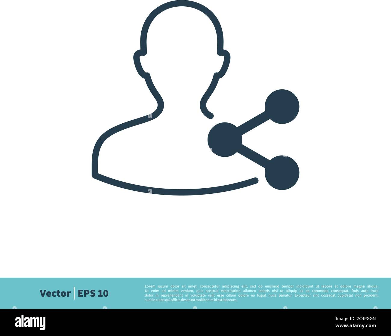 Avatar, Profile Icon Vector Logo Template Illustration Design. Vector EPS 10. Stock Vector