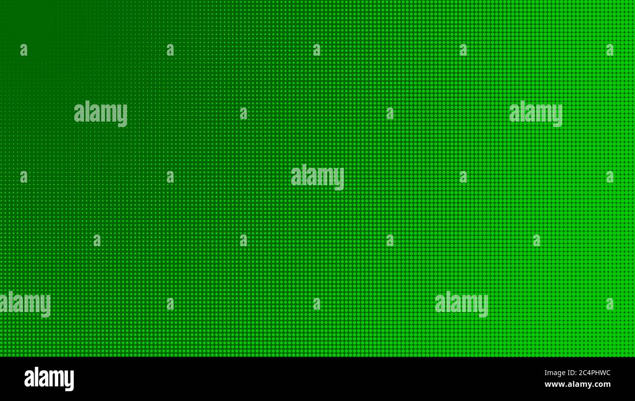 Abstarct halftone gradient background in green colors Stock Vector