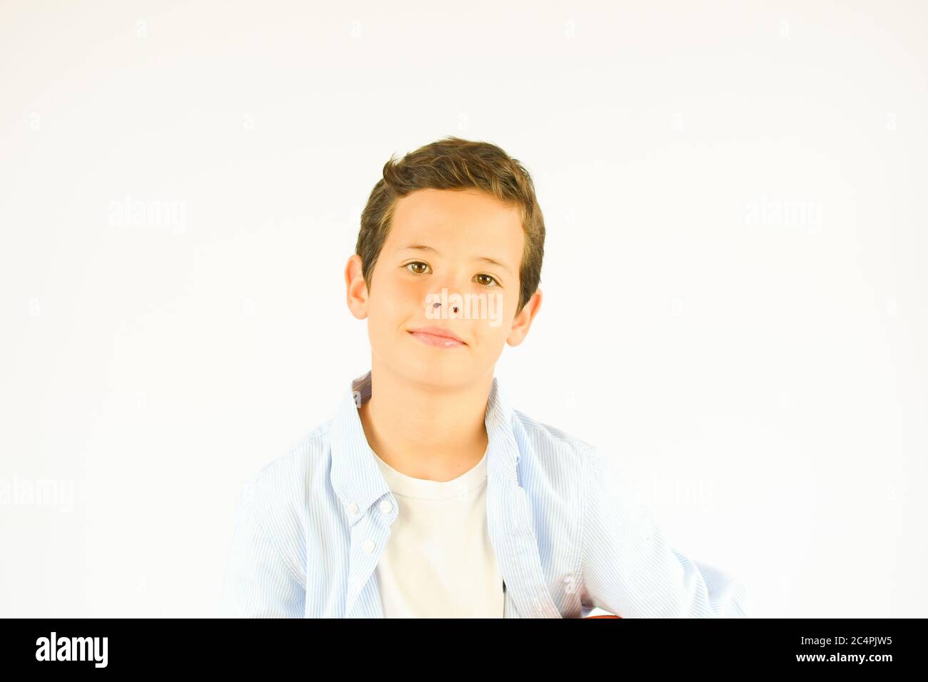 Portrait of a smiling handsome boy Stock Photo - Alamy