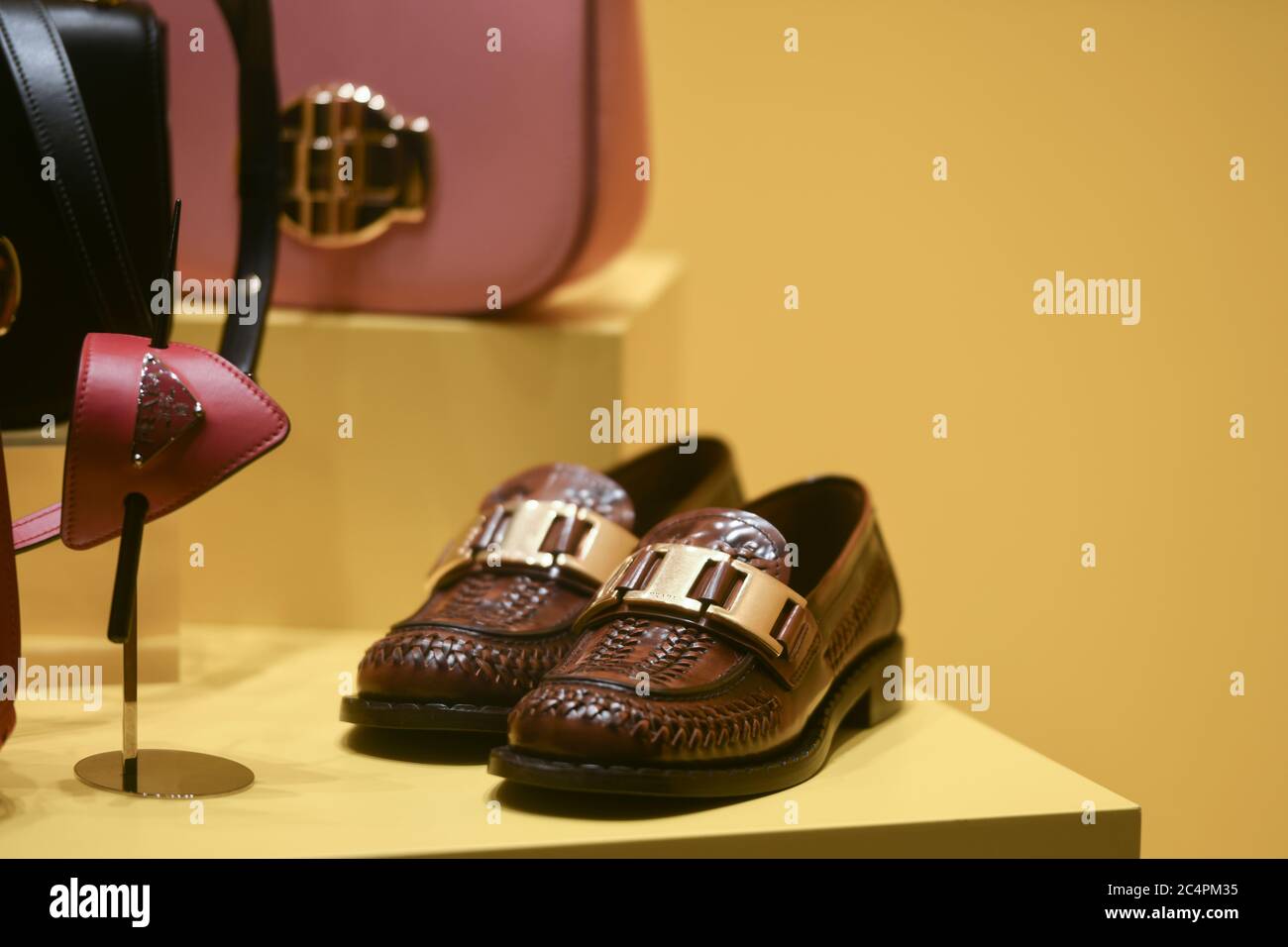 prada brown shoes