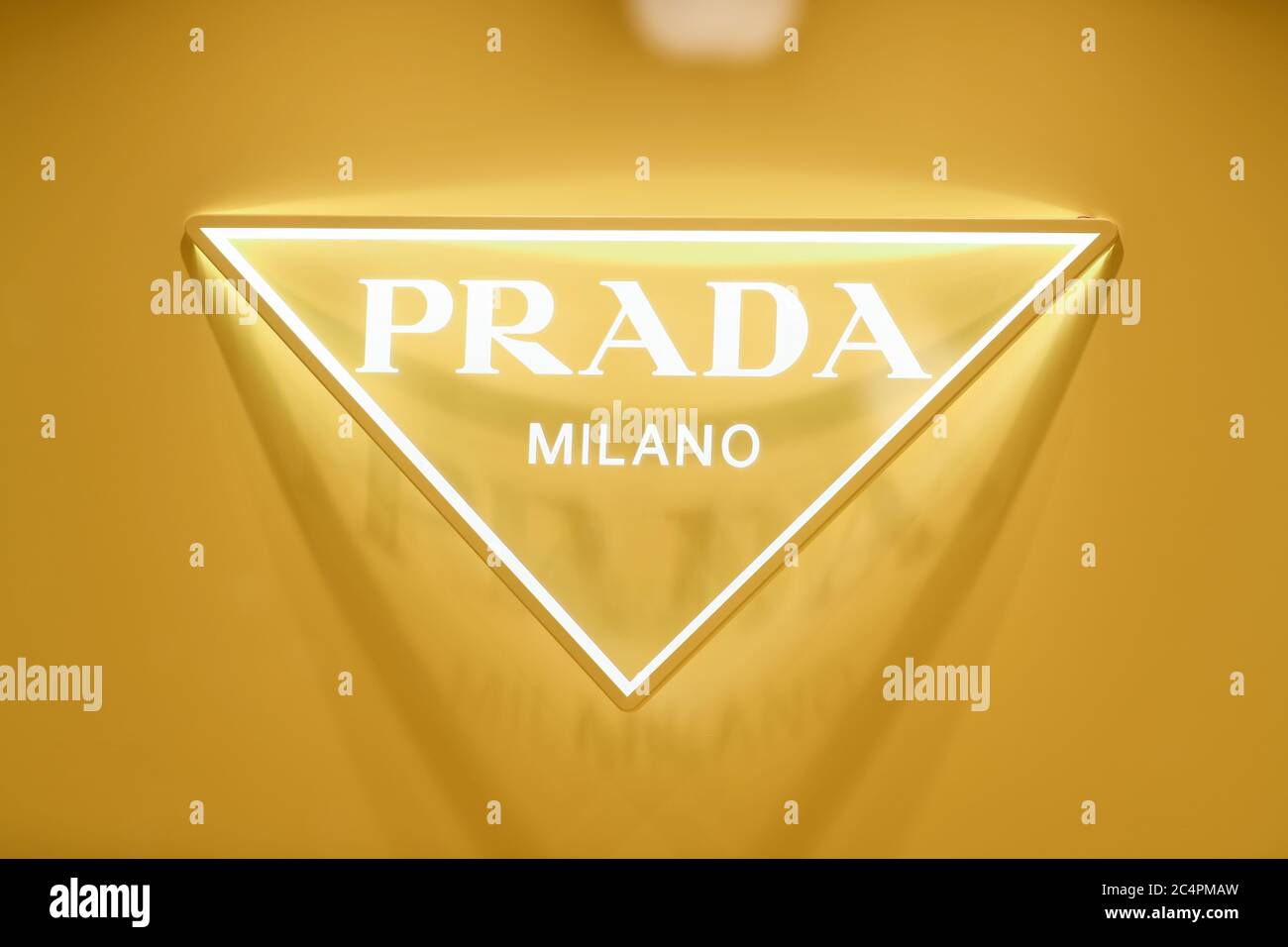 Prada logo hi-res stock photography and images - Alamy