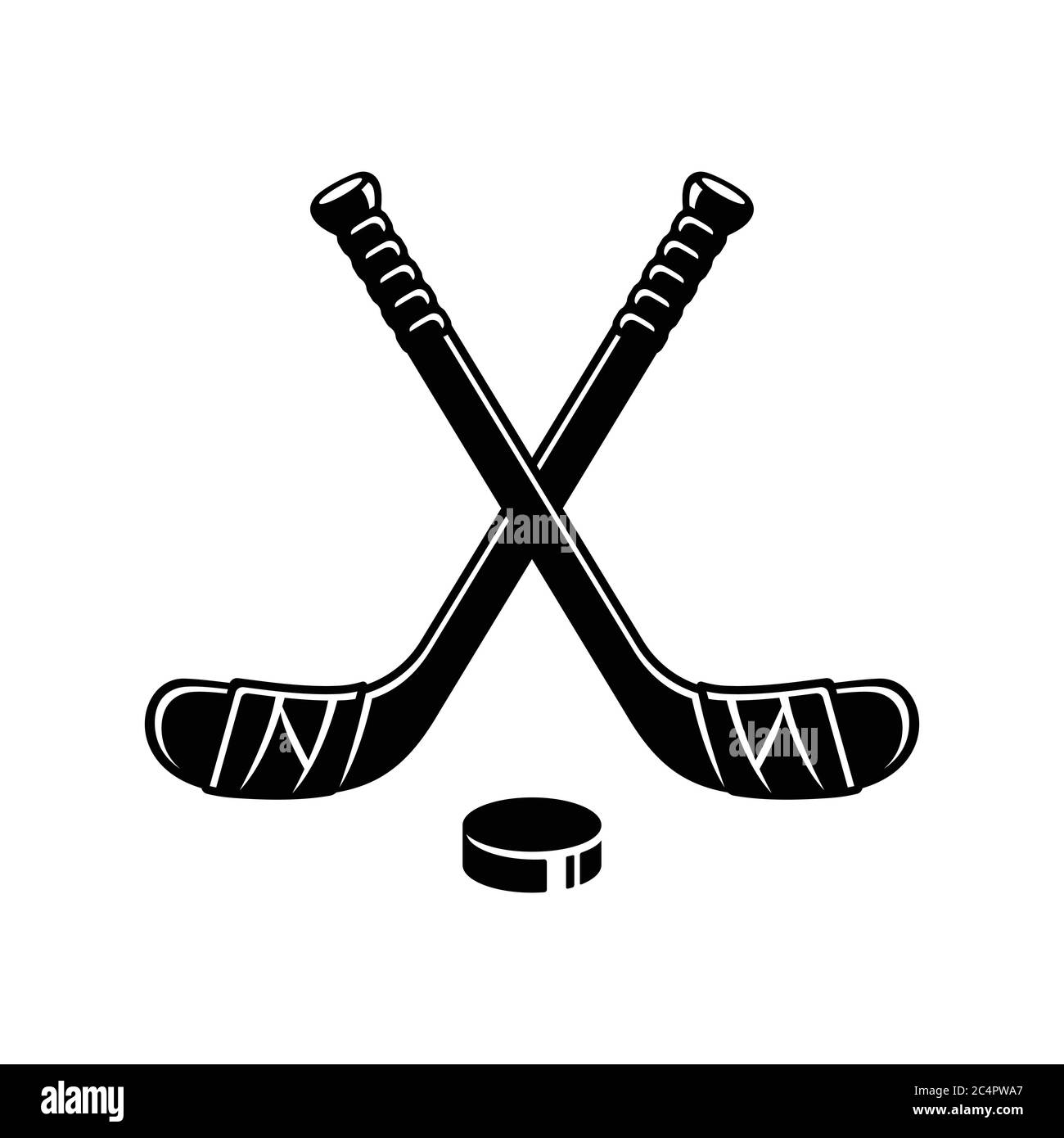 Hockey logo Black and White Stock Photos & Images - Alamy