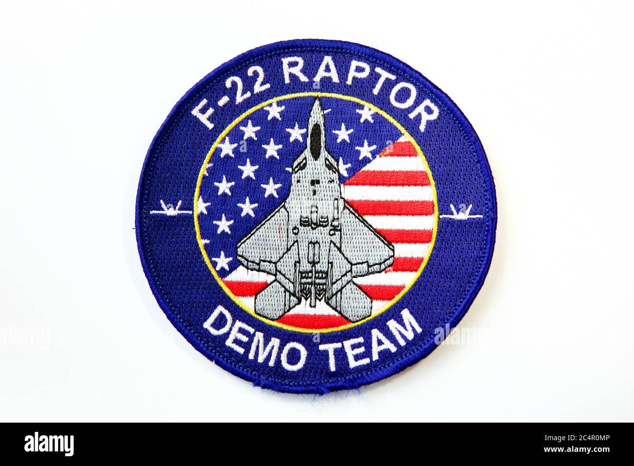 F-22 Raptor Demonstration Team Patch Stock Photo