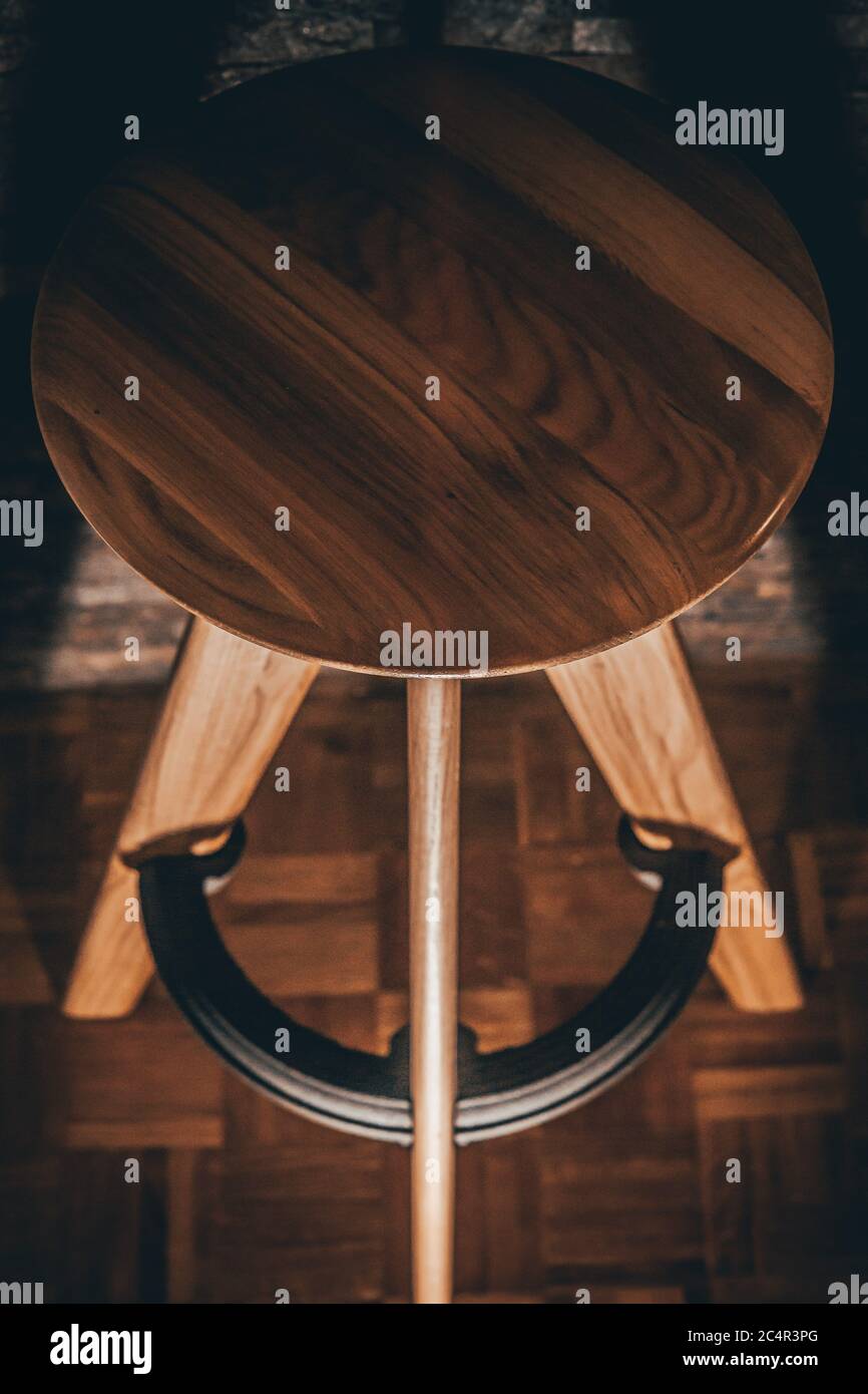 Custom made bar stools Stock Photo Alamy