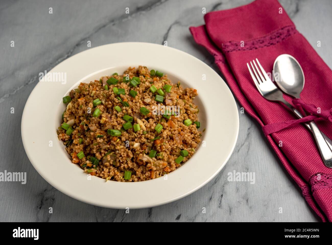 Indian Barnyard Millet Fried Rice Stock Photo Alamy