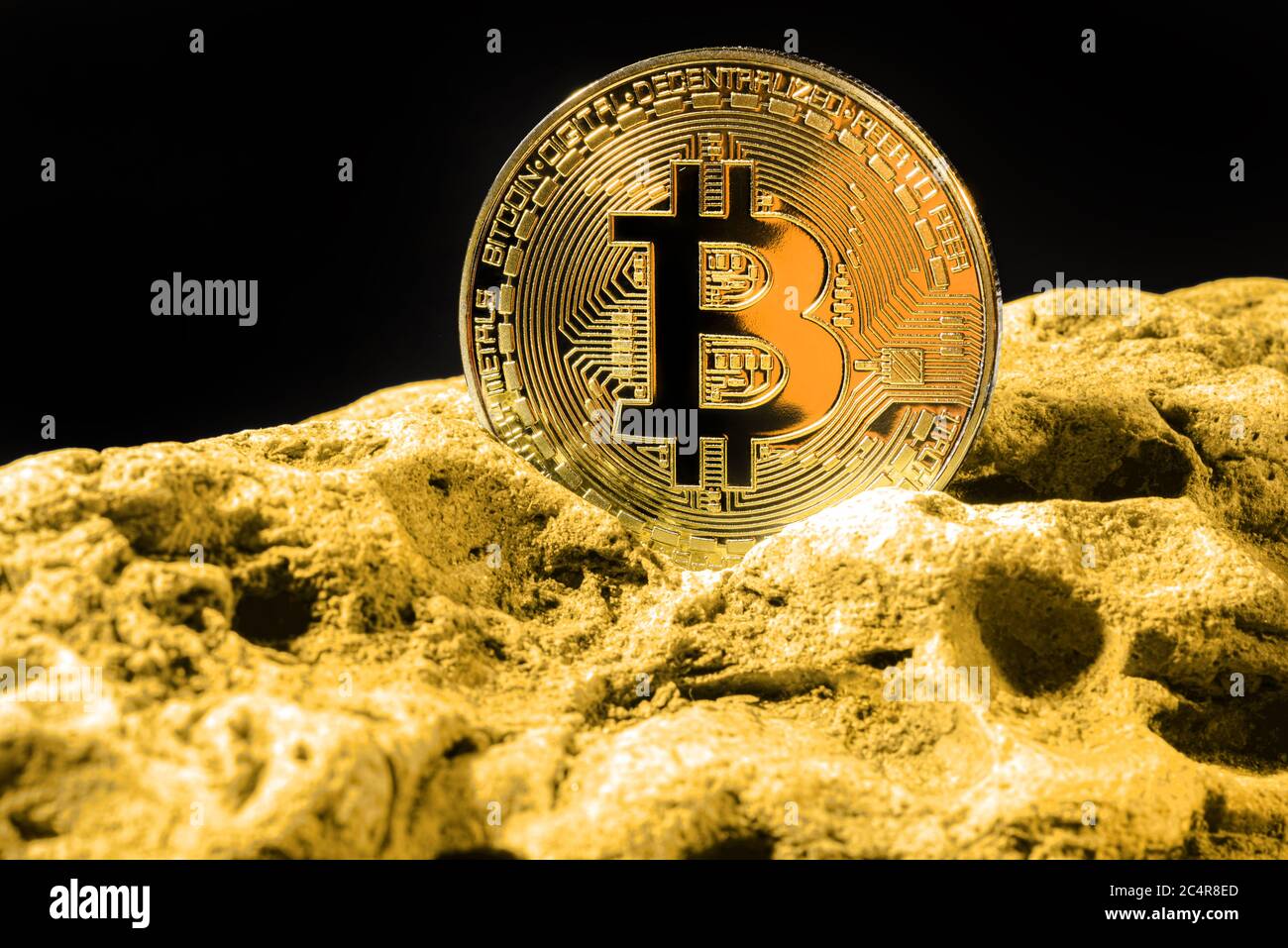 golden nugget in mine, concept of mining, excavation of precious metals  Stock Photo - Alamy