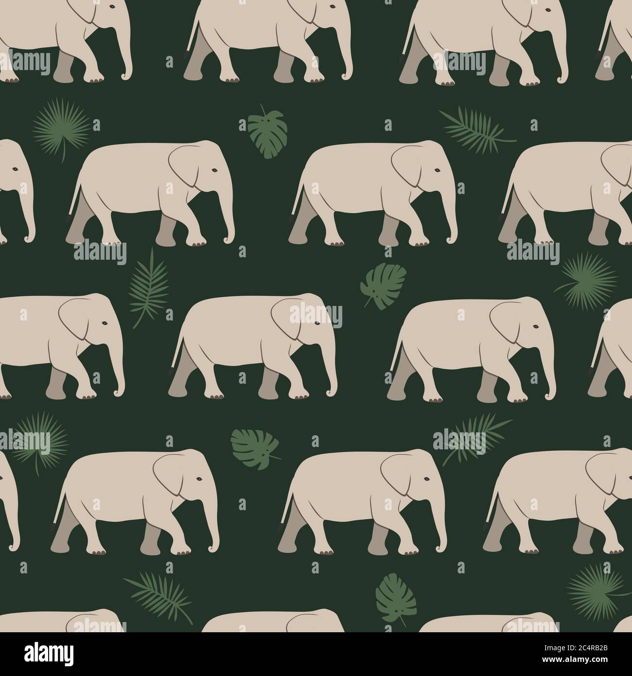 Elephant pattern wallpaper hi-res stock photography and images - Alamy