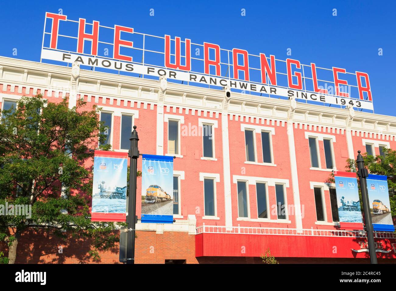 The Wrangler Store,Historic District,Cheyenne,Wyoming,USA Stock Photo -  Alamy