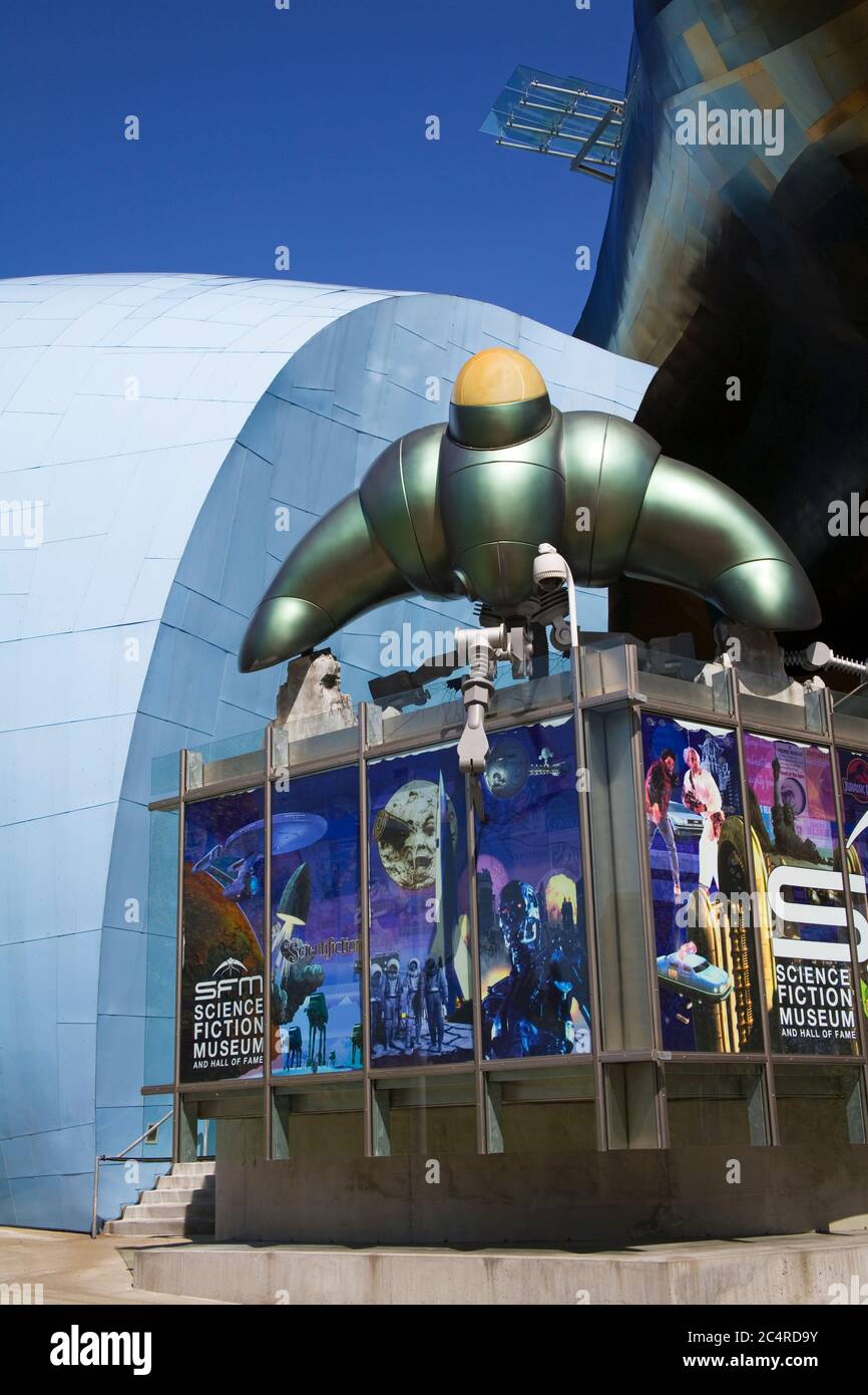 Science Fiction Museum, Seattle Center, Seattle, Washington State, USA
