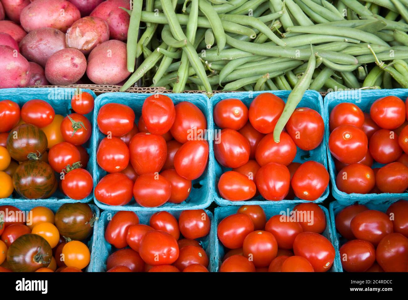 Produce at Pike Place Public Market, Seattle, Washington State, USA