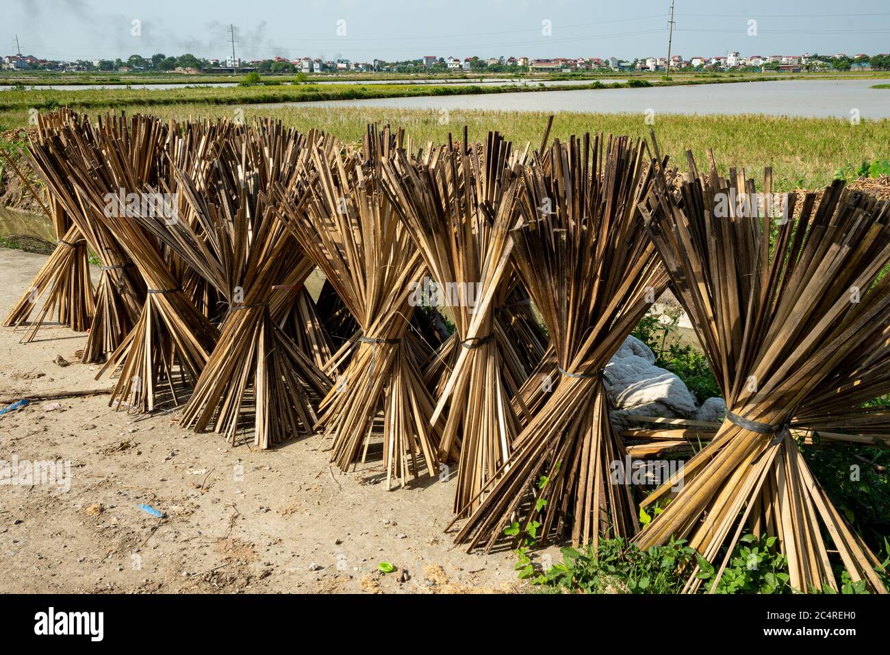 Vietnamese handmade incense sticks hires stock photography and images