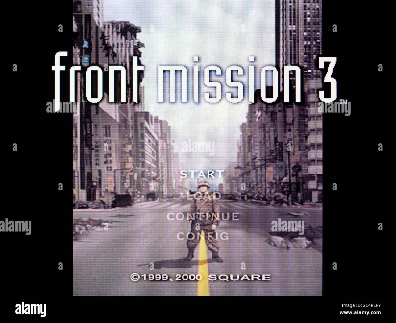 Front Mission 3 - Sony Playstation 1 PS1 PSX - Editorial use only Stock Photo