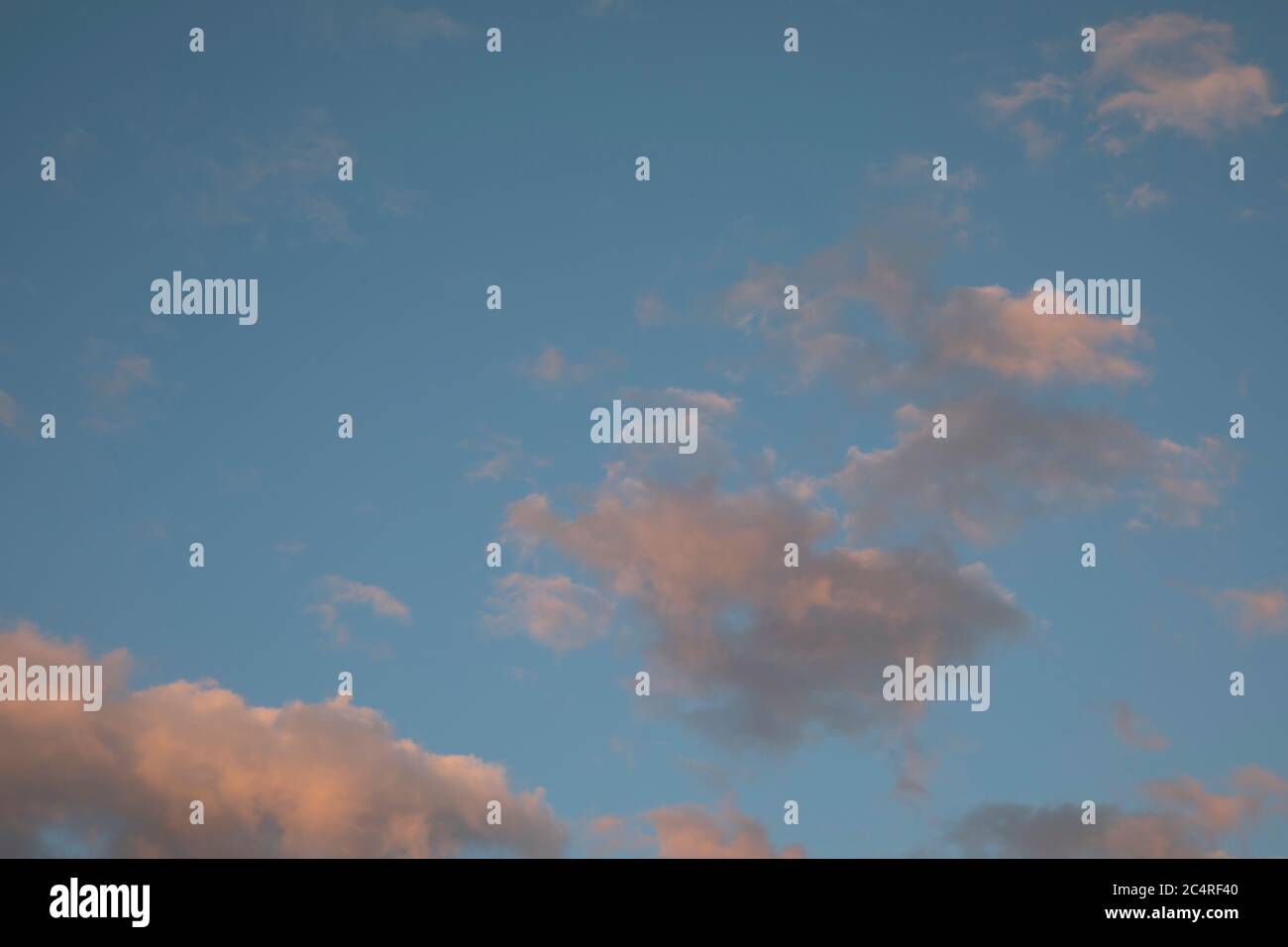 cumulus clouds over suffolk uk Stock Photo - Alamy