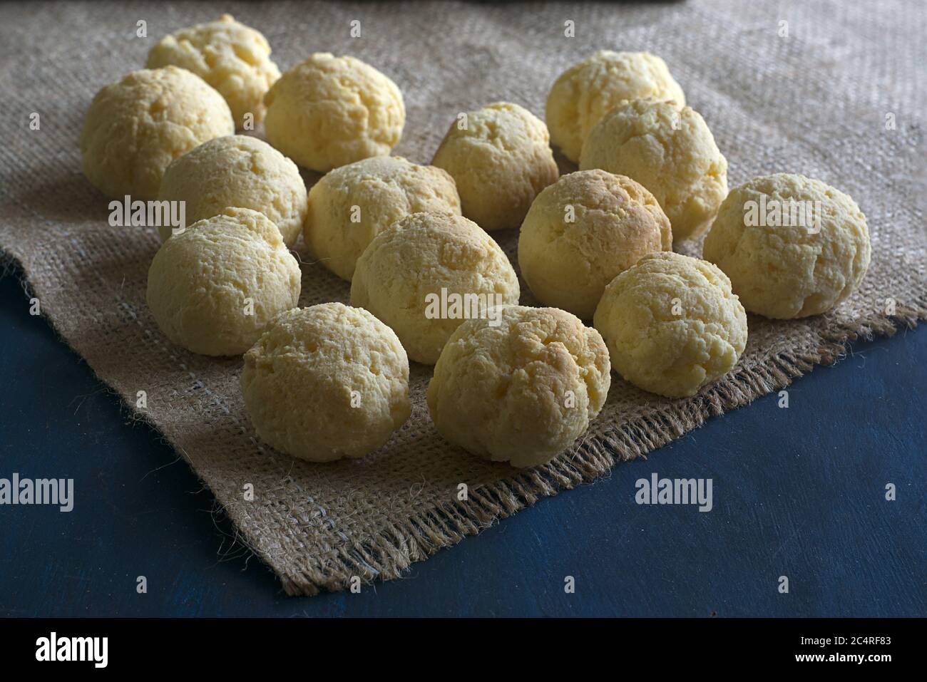 A cheese dough traditional from Paraguay. Paraguay snack. Stock Photo
