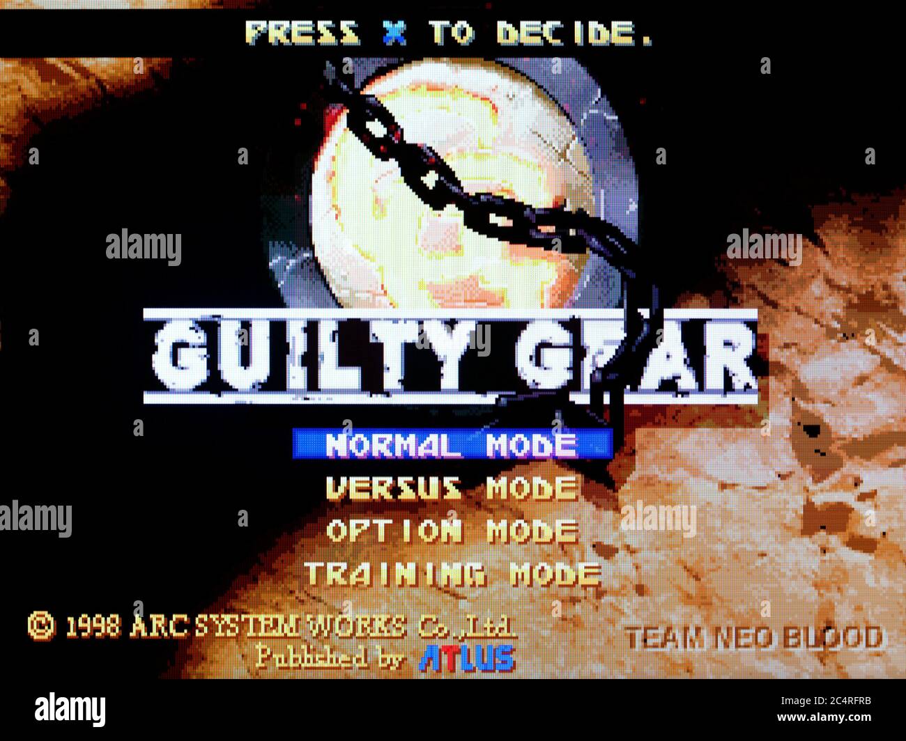Guilty Gear - Sony Playstation 1 PS1 PSX - Editorial use only Stock Photo