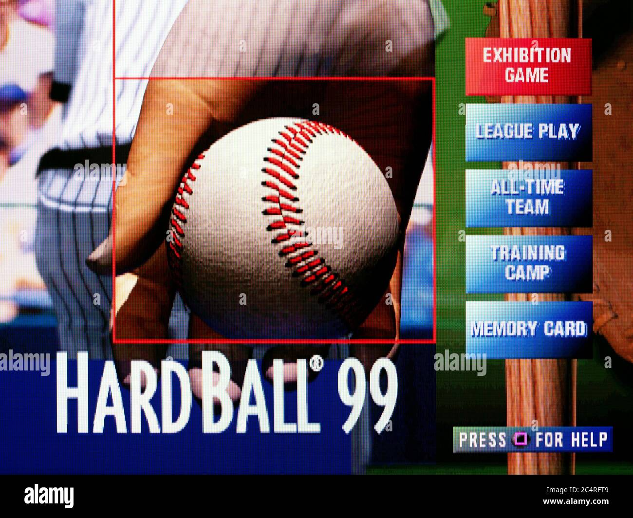 Hard Ball 99 - Sony Playstation 1 PS1 PSX - Editorial use only Stock Photo