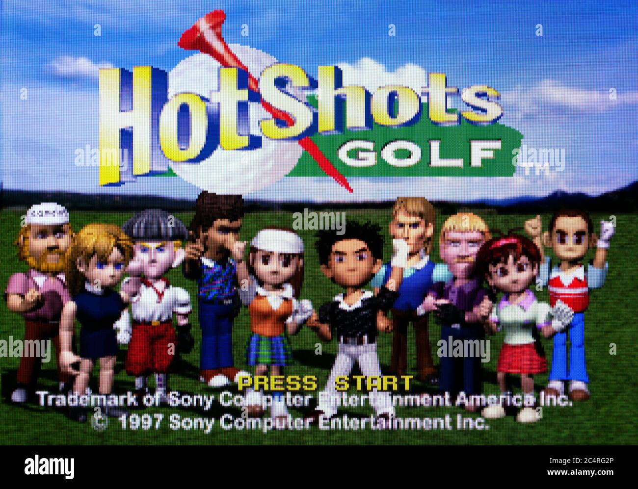 Hot Shots Golf - Sony Playstation 1 PS1 PSX - Editorial use only Stock Photo