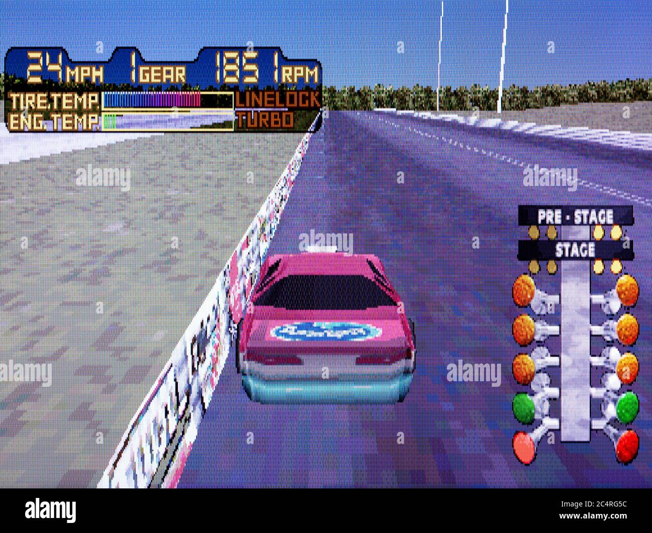 IHRA Drag Racing - Sony Playstation 1 PS1 PSX - Editorial use only Stock Photo