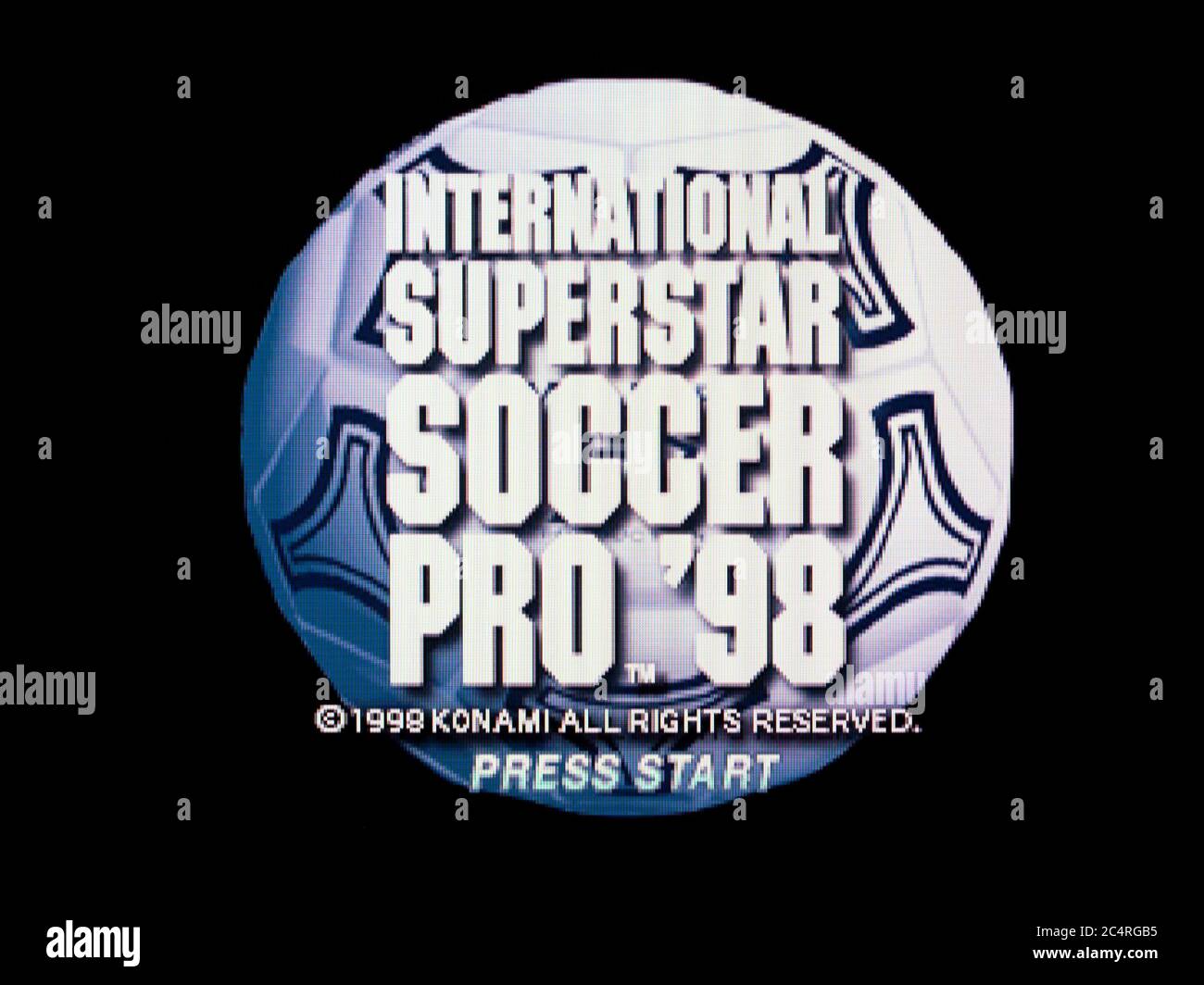 International Superstar Soccer Pro 98 Sony Playstation 1 Ps1 Psx Editorial Use Only Stock Photo Alamy