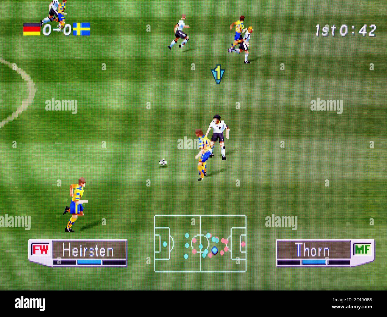 International Superstar Soccer Pro 98 Sony Playstation 1 Ps1 Psx Editorial Use Only Stock Photo Alamy