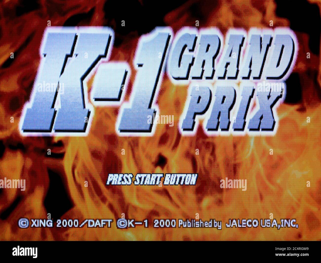 K-1 Grand Prix - Sony Playstation 1 PS1 PSX - Editorial use only Stock Photo