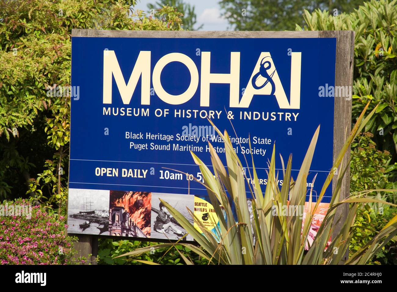 Museum of History & Industry, Seattle, Washington State, USA Stock Photo