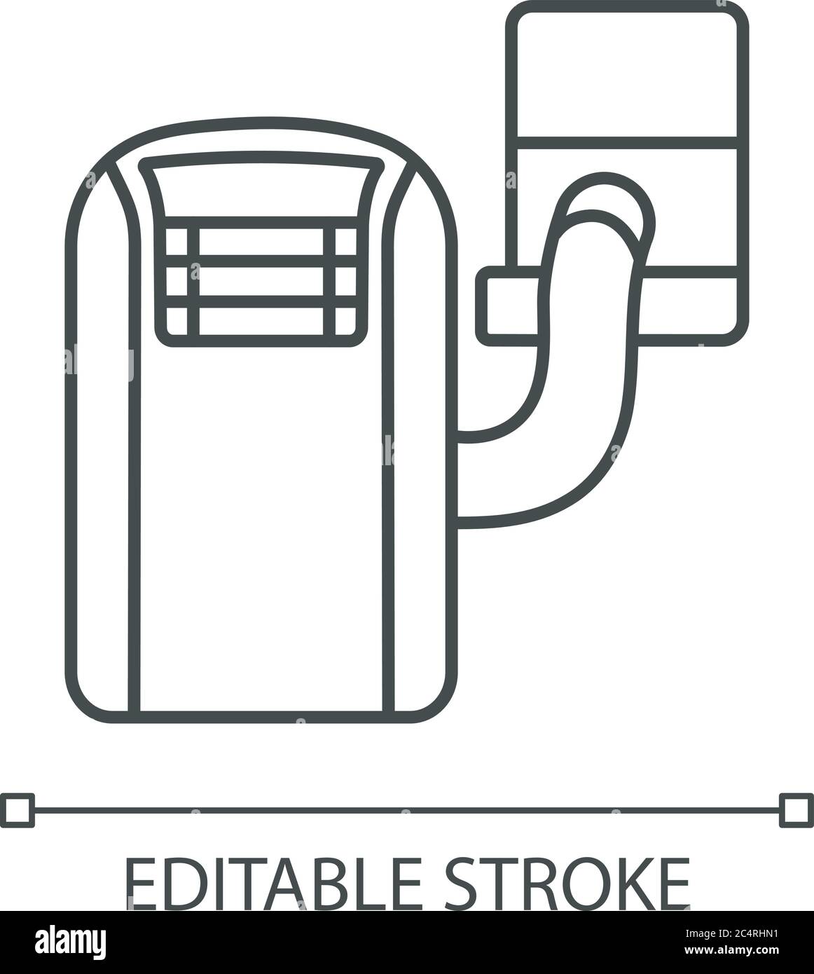 Portable air conditioner linear icon Stock Vector Image \u0026 Art - Alamy, image size:1162x1390