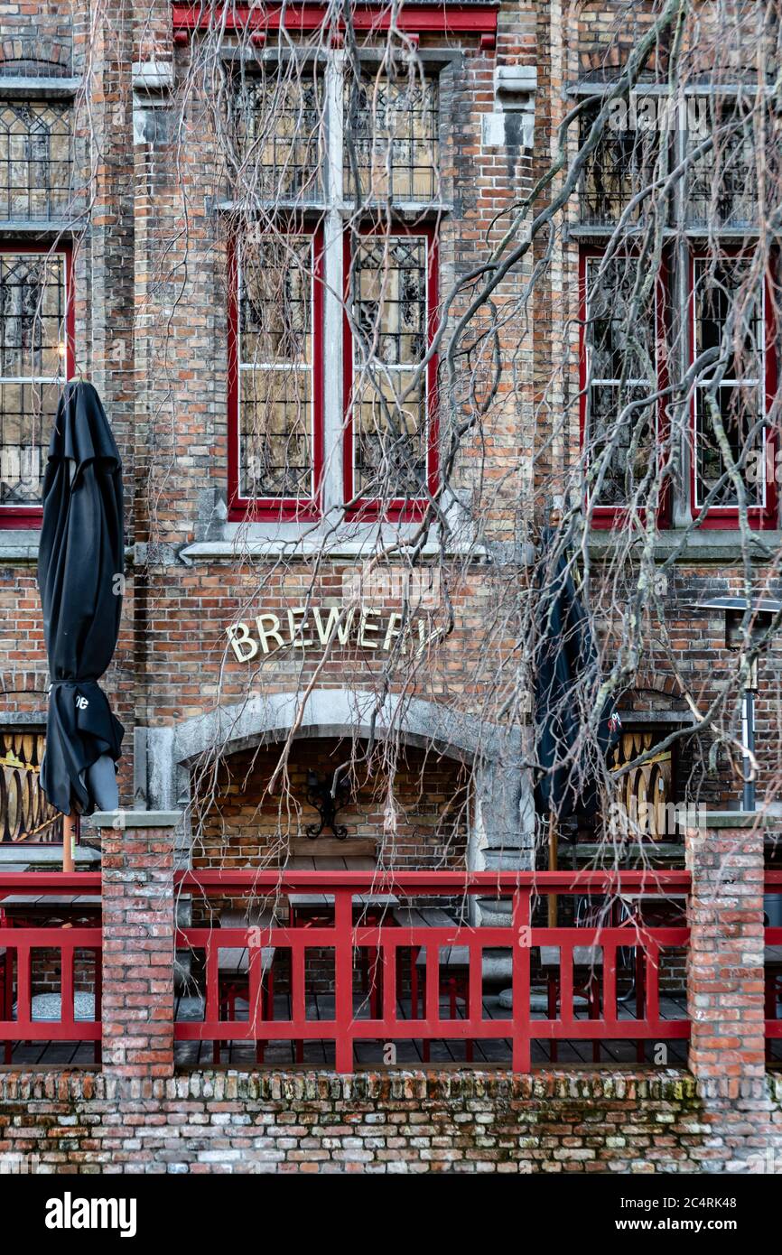 Traditional Belgian brewery. The Belgian beer culture is on the list of