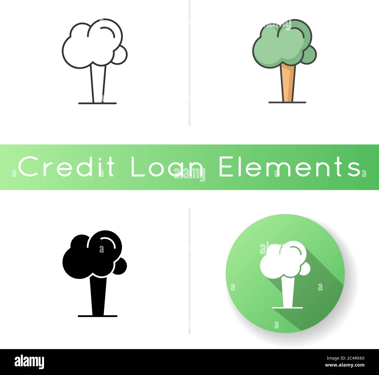 Tree icon Stock Vector