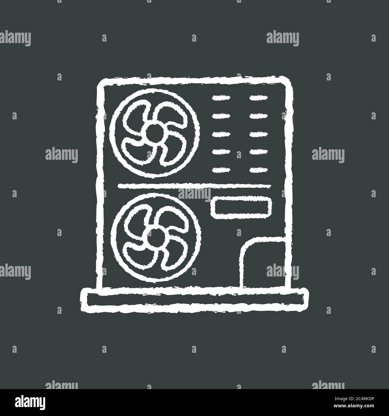 Residential air conditioner Black and White Stock Photos & Images - Alamy