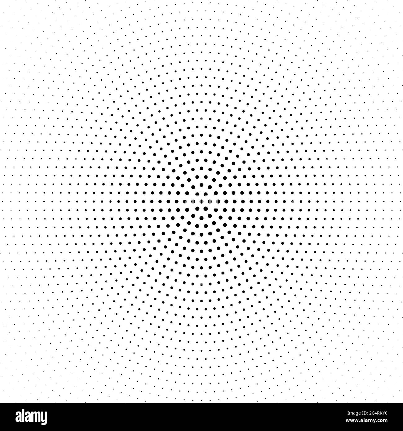 Halftone dotted background circularly distributed. Halftone effect ...