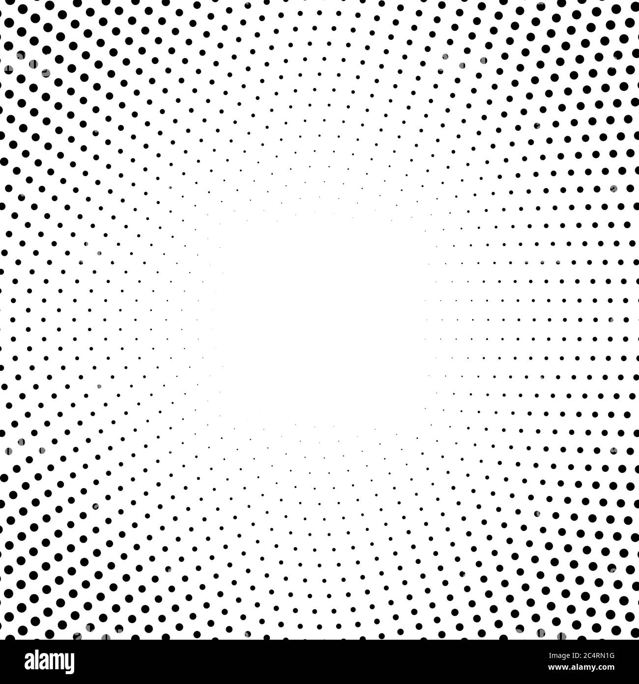 Halftone dotted background circularly distributed. Halftone effect ...