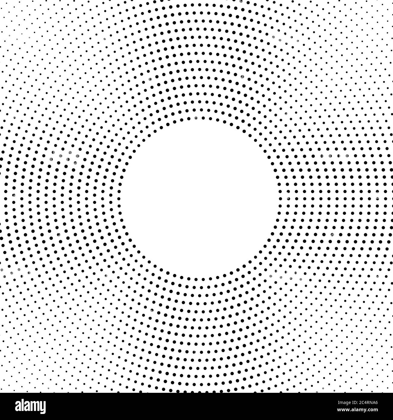 Halftone dotted background circularly distributed. Halftone effect ...