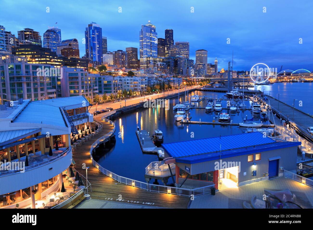 Pier 66 & Bell Harbor,Seattle,Washington State,USA Stock Photo - Alamy