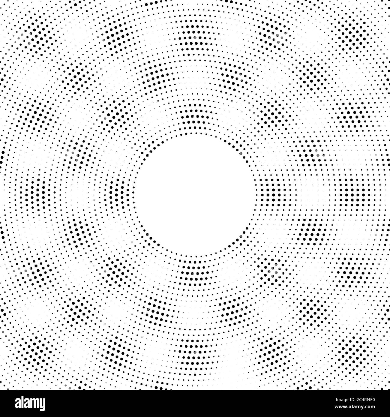 Halftone dotted background circularly distributed. Halftone effect ...
